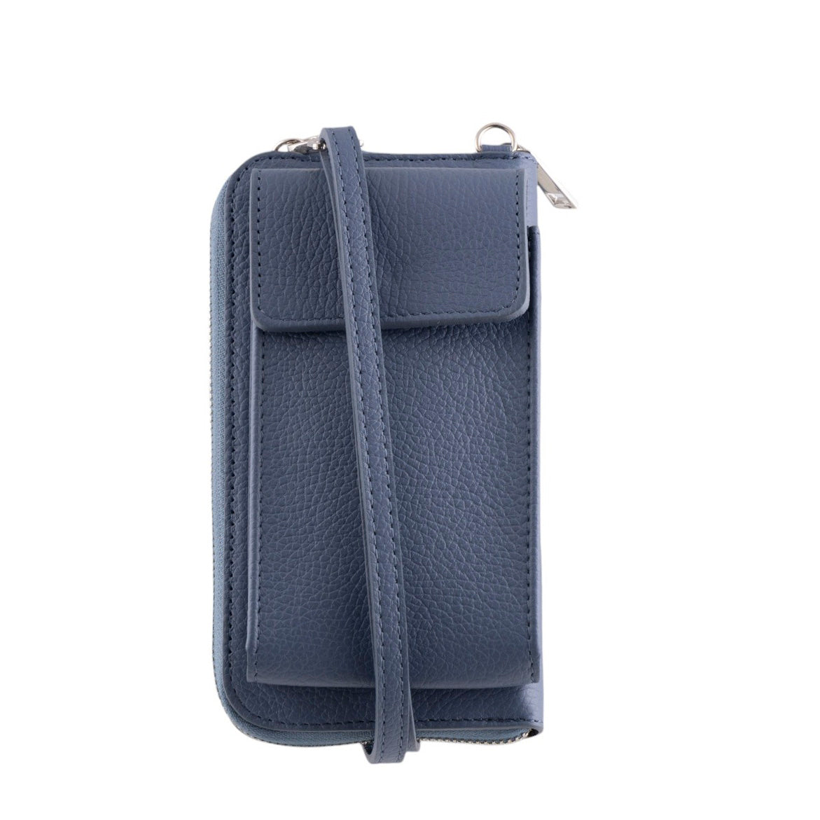 Tracolla portafoglio portacellulare in pelle