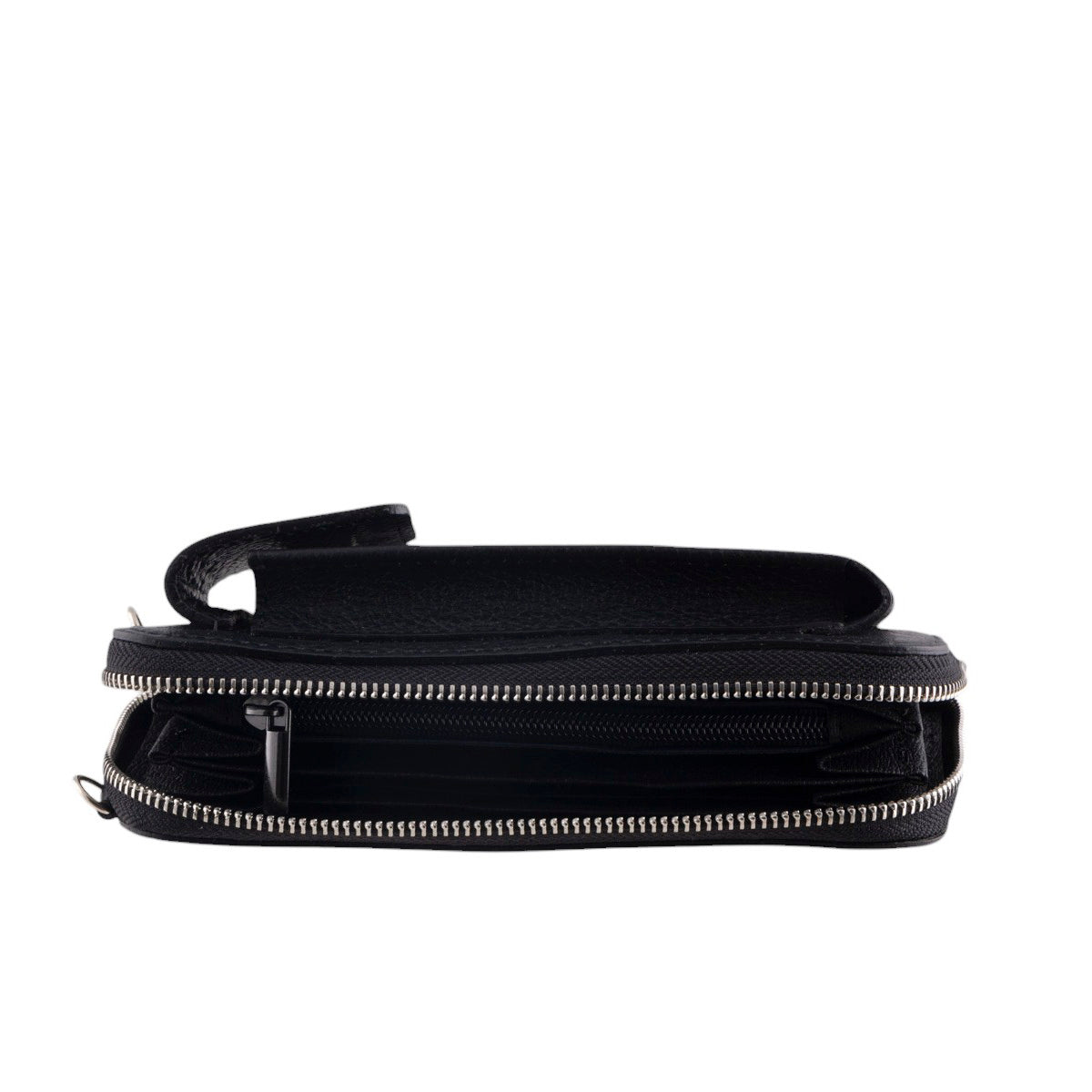 Tracolla portafoglio portacellulare in pelle