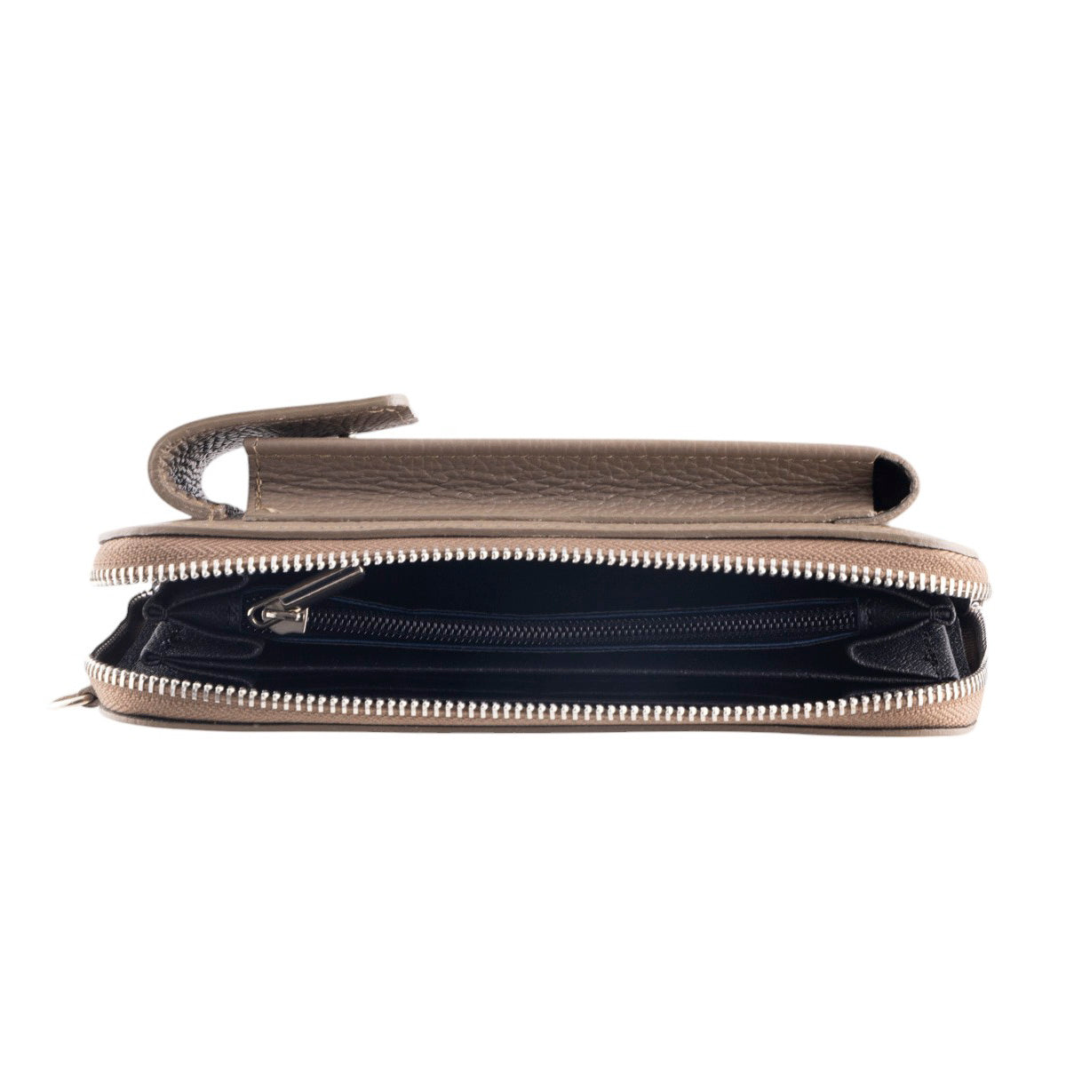 Tracolla portafoglio portacellulare in pelle