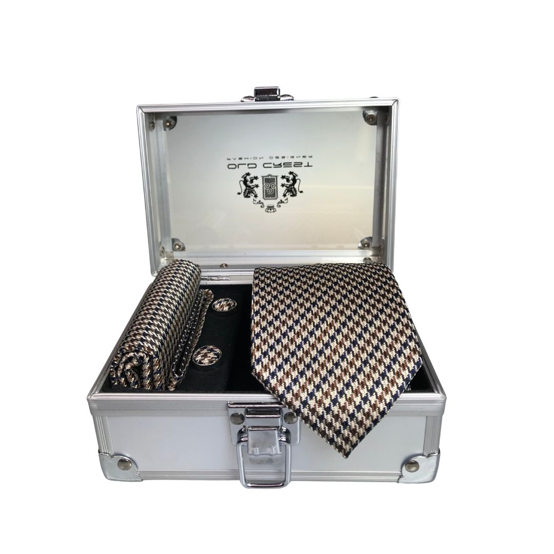 Box cravatta pochette gemelli