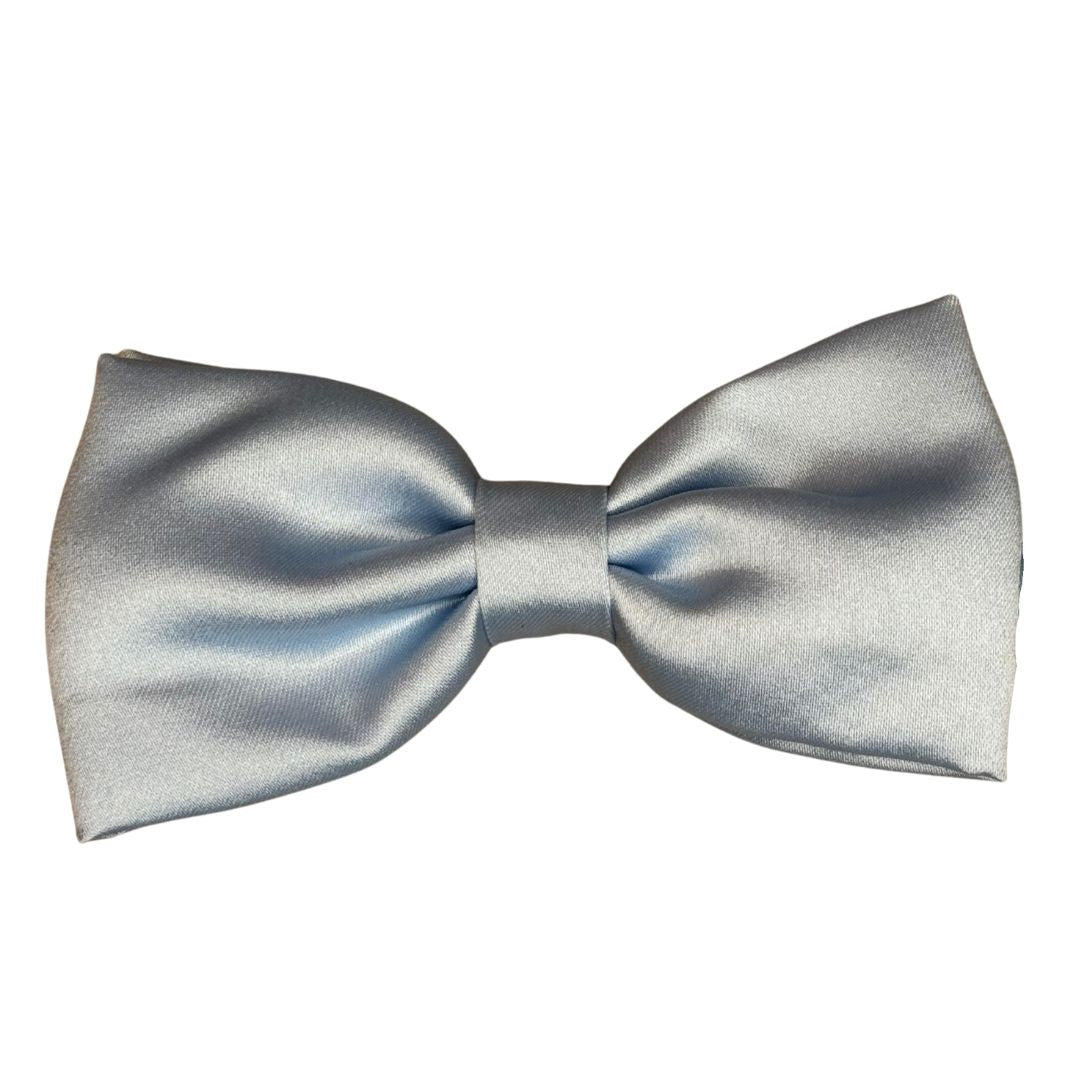 Papillon in seta di raso tinta unita