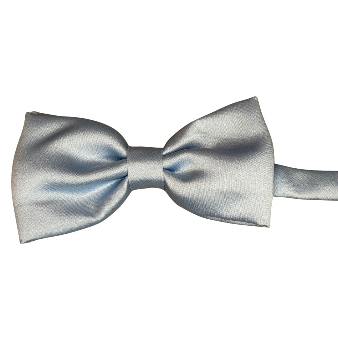 Papillon in seta di raso tinta unita