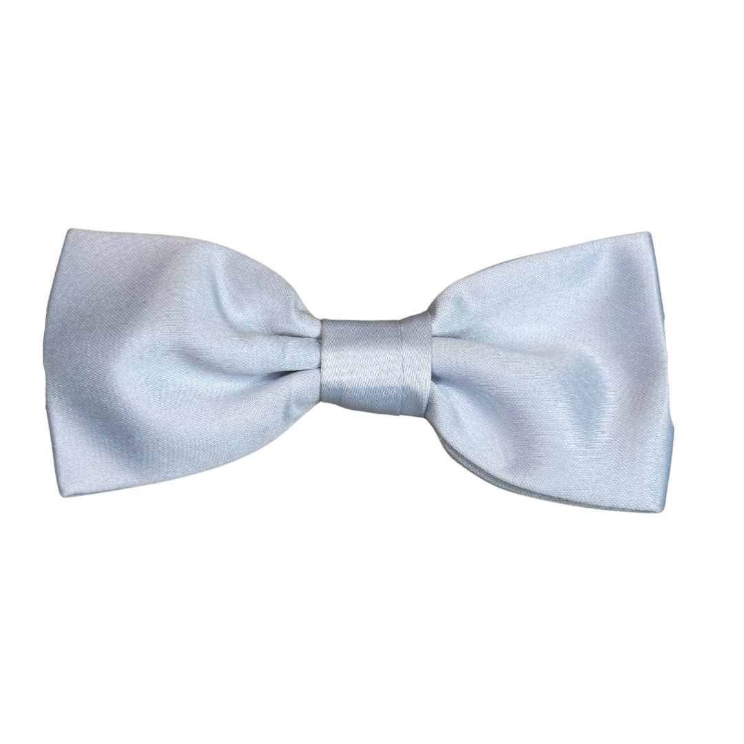 Papillon in seta di raso tinta unita