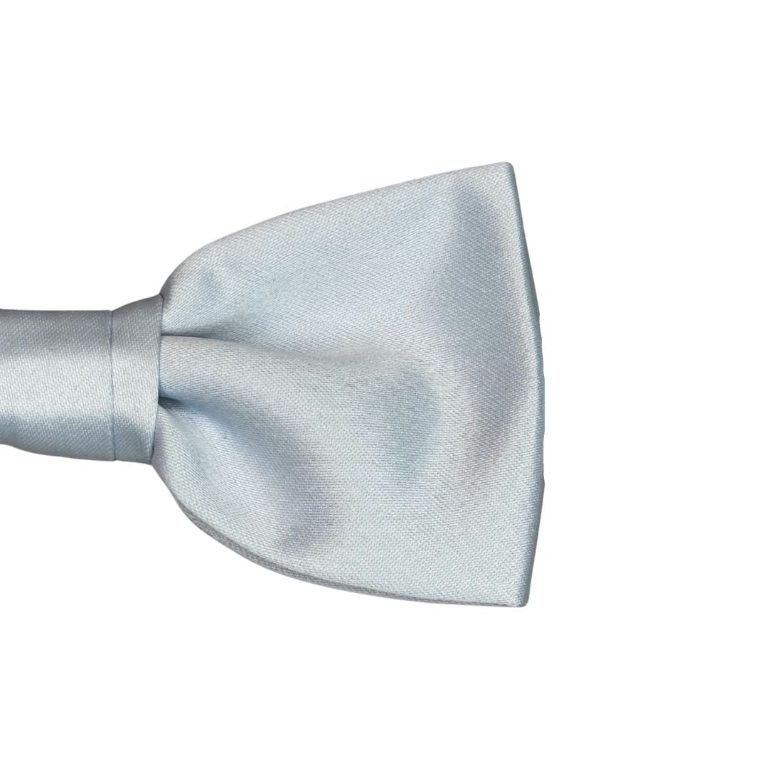 Papillon in seta di raso tinta unita