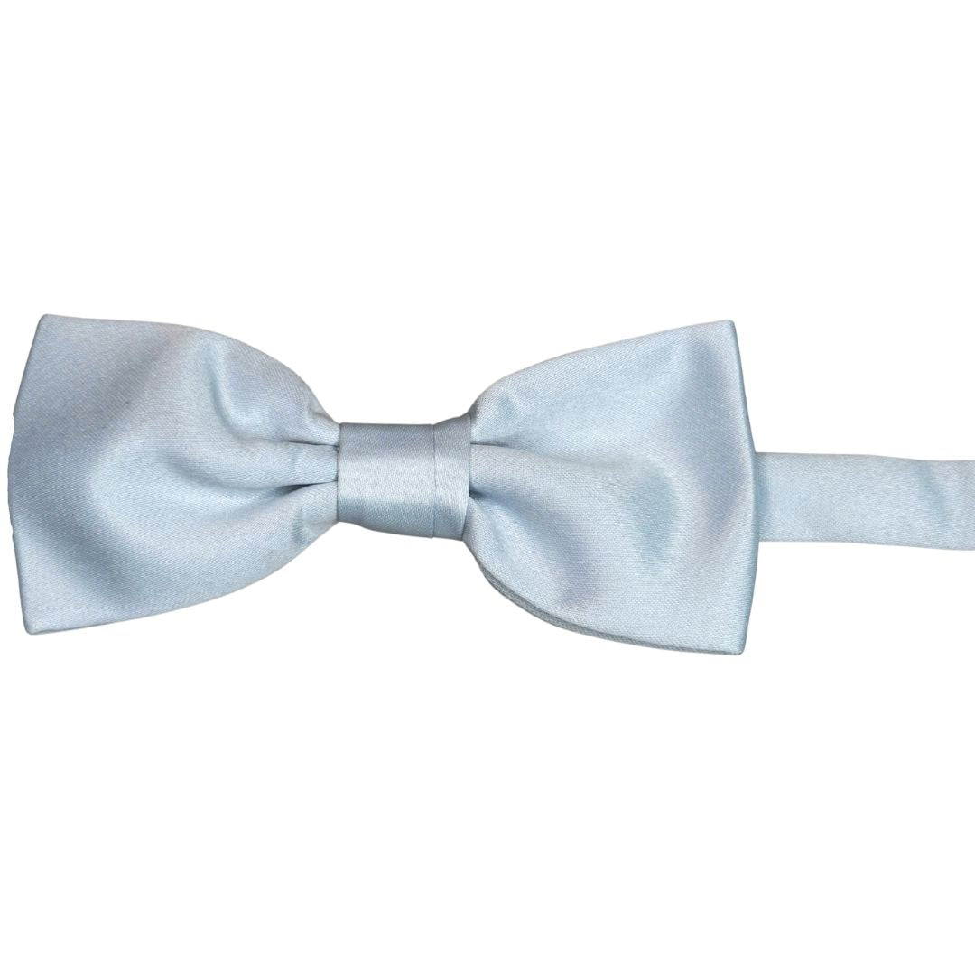 Papillon in seta di raso tinta unita