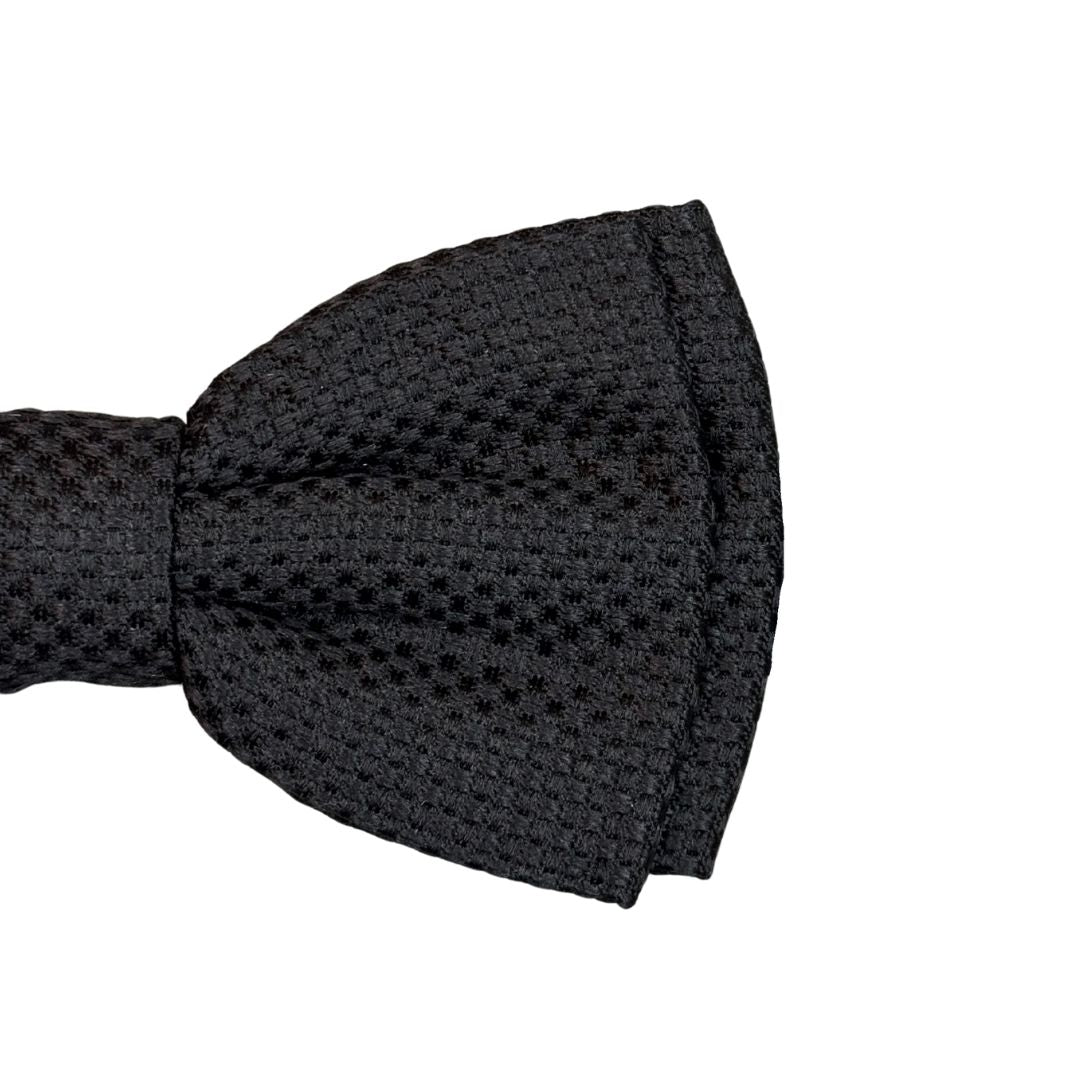 Papillon in Seta Jacquard quadretto