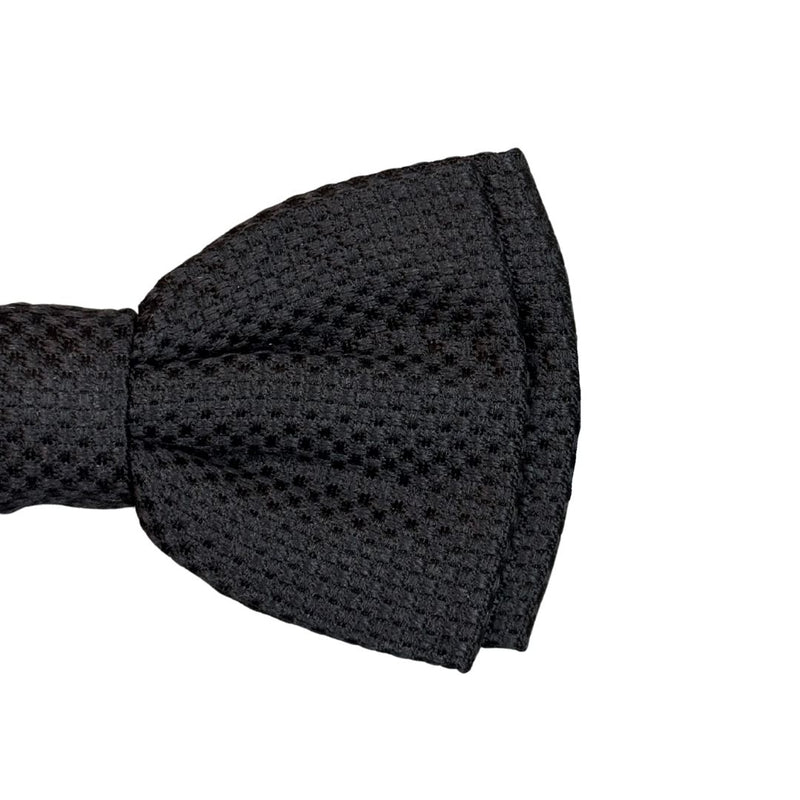 Papillon in Seta Jacquard quadretto