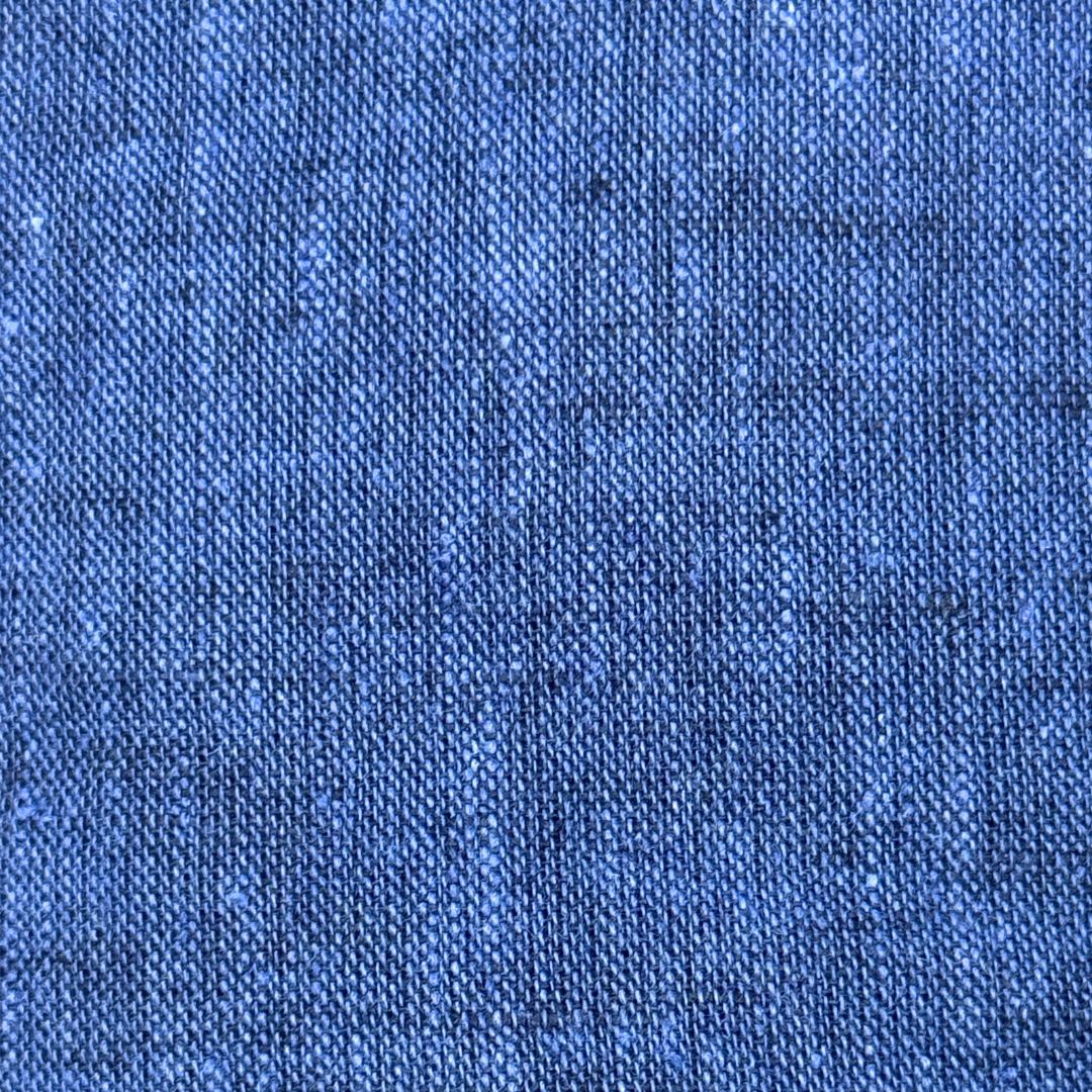 Camicia uomo classica tinta unita lino collo francese  cannole' avanti