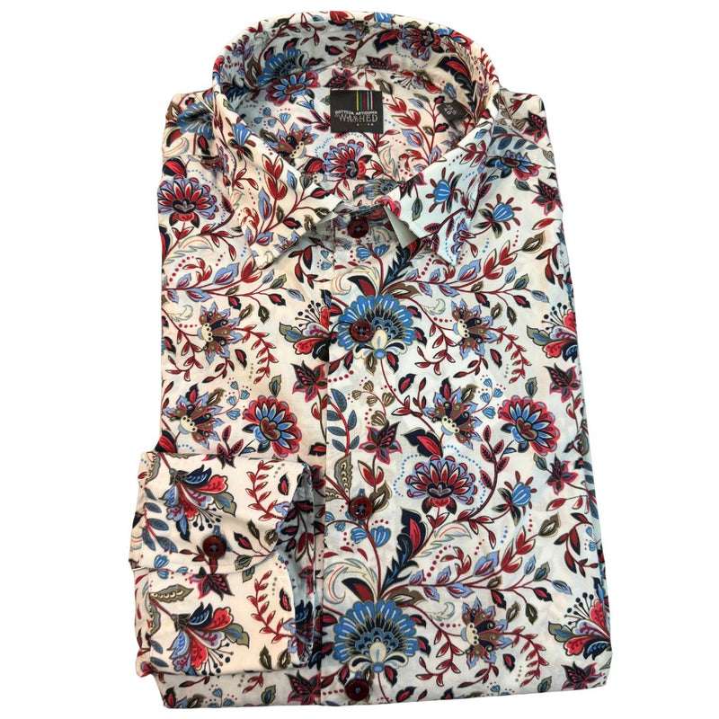 Camicia uomo classica fantasia colorata