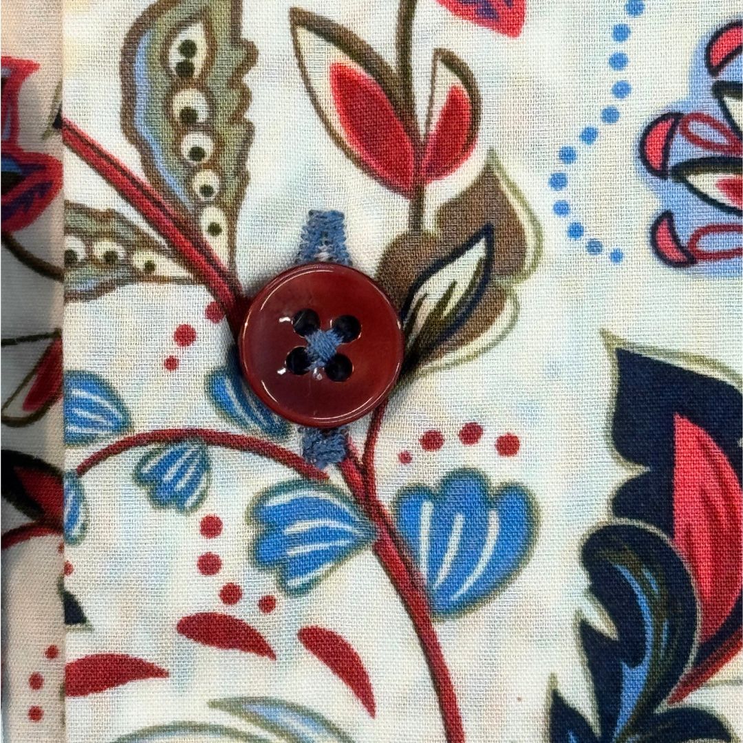 Camicia uomo classica fantasia colorata