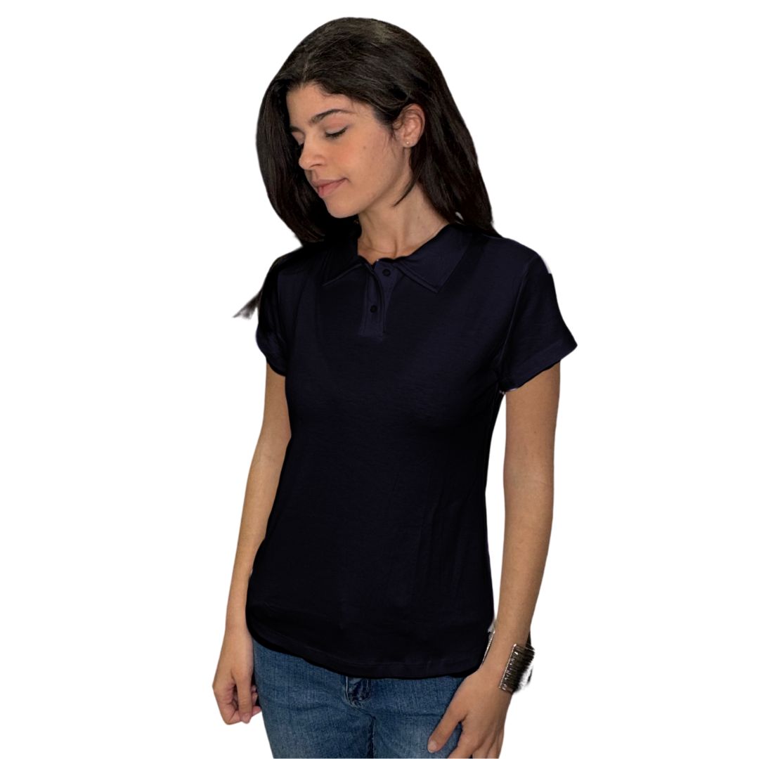 Polo donna 100% cotone