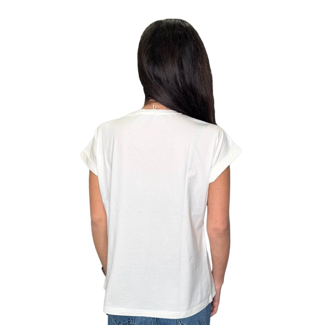 T-shirt donna farfalla