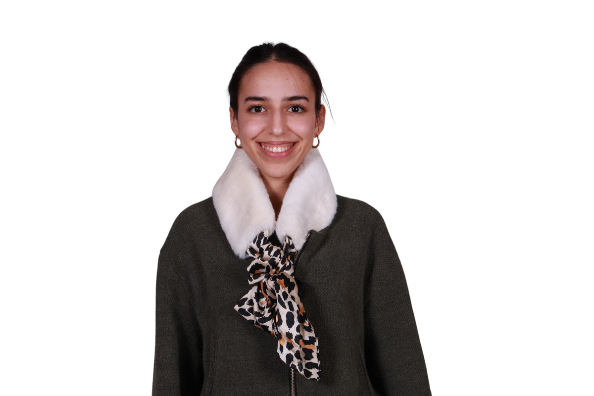 Centopercento Camicie collo pelo foulard leo