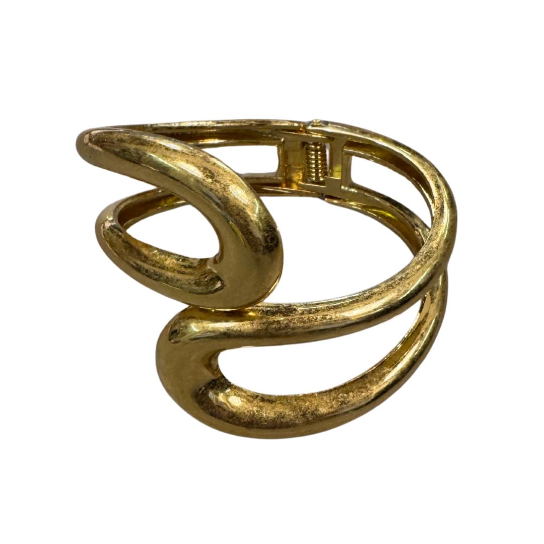 Bracciale donna rigido chiusura molla asimmetrico