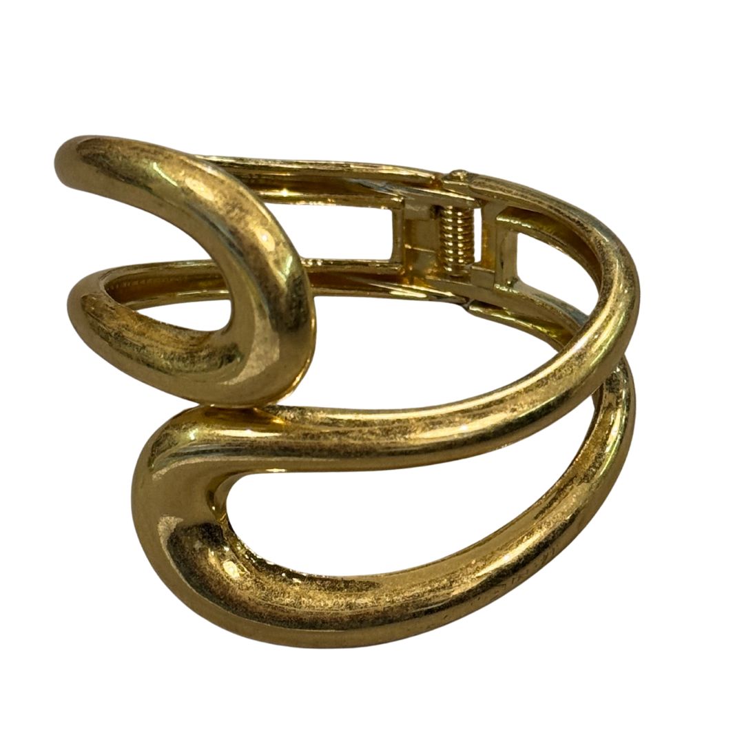 Bracciale donna rigido chiusura molla asimmetrico