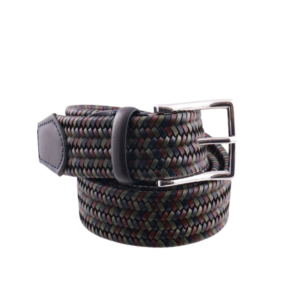 Cintura Elast Intrecci pelle