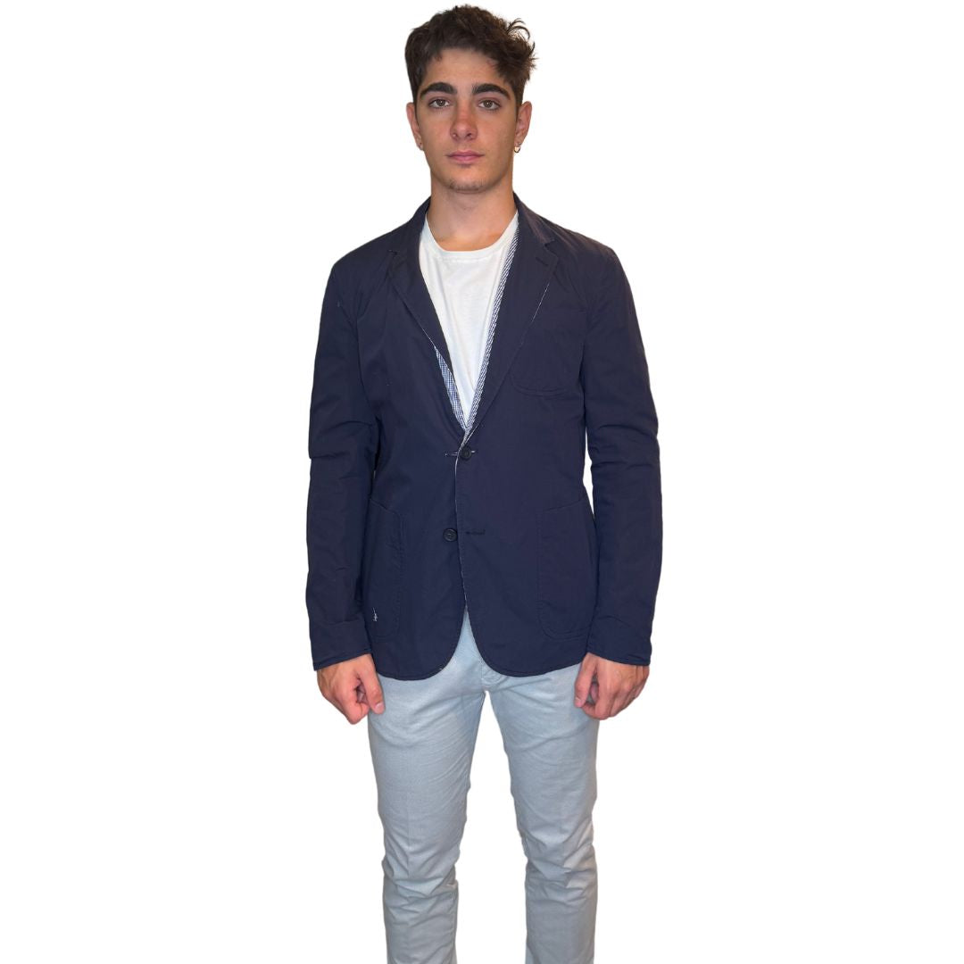 Giacca uomo cotone double face sartoriale Made in Italy Prinud