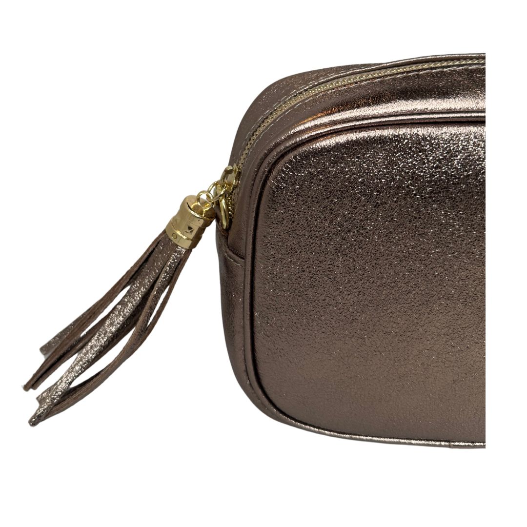 Borsa cubotto in pelle