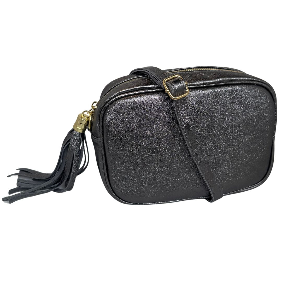 Borsa cubotto in pelle