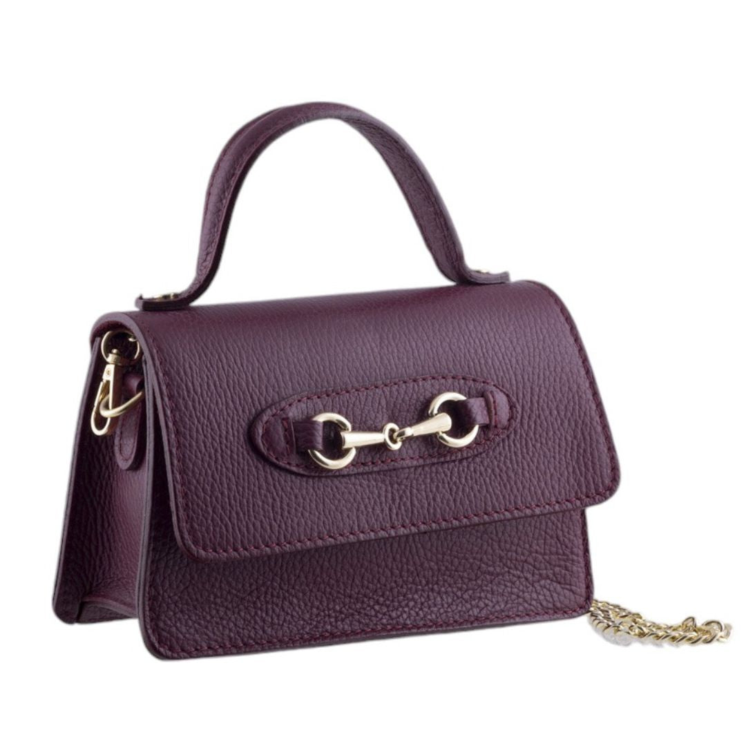 Borsina Trapezio in vera pelle