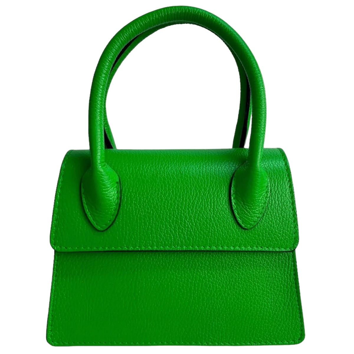 Borsa Trapezio in Pelle Martellata