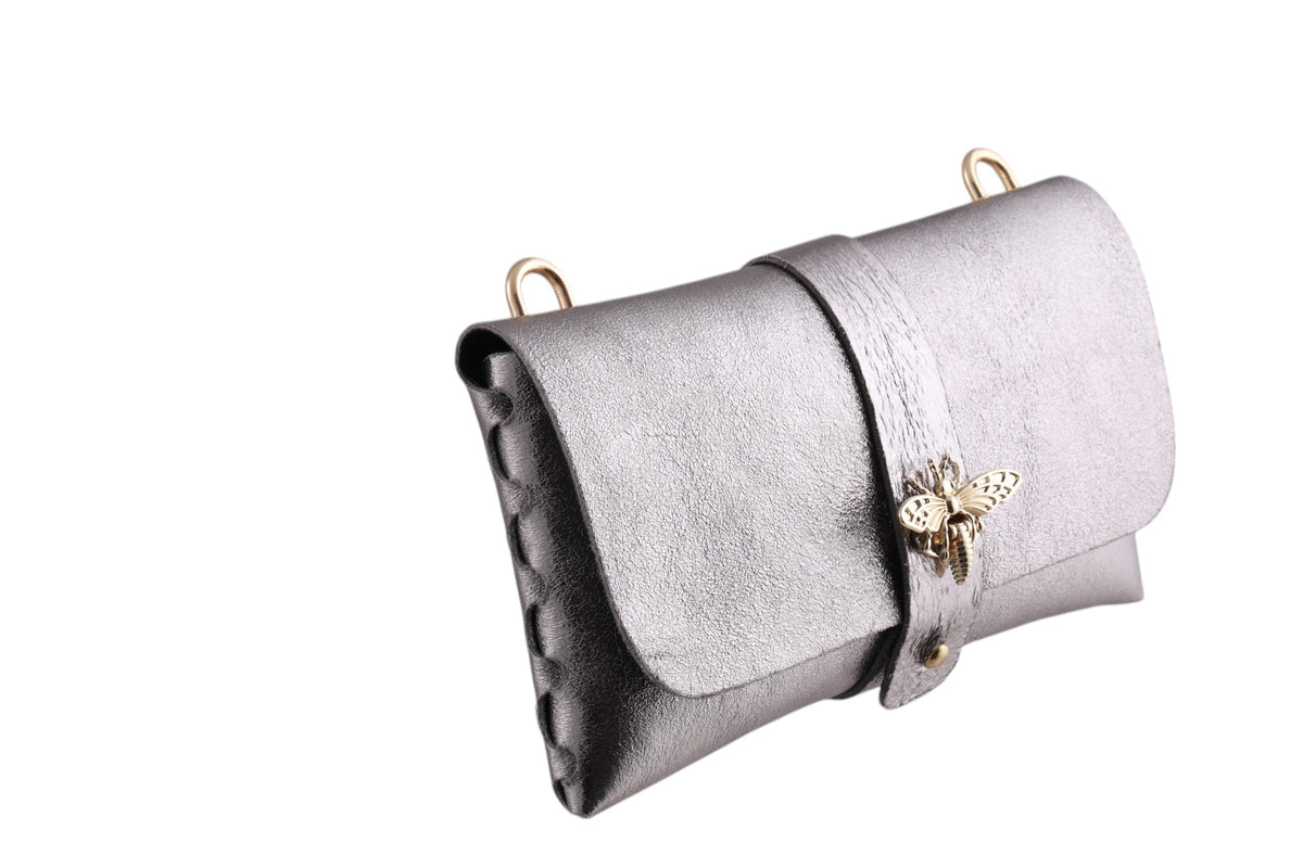 Pochette Ape Con Tracolla Oro