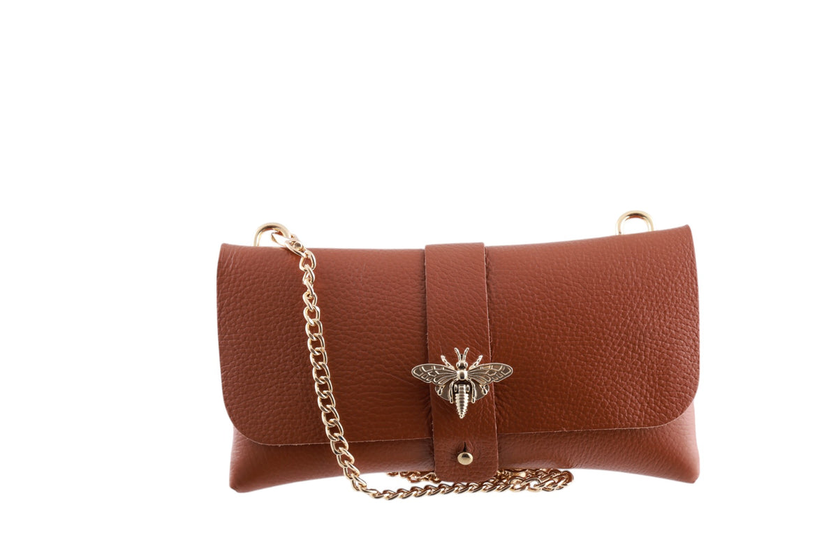 Pochette Ape Con Tracolla Oro