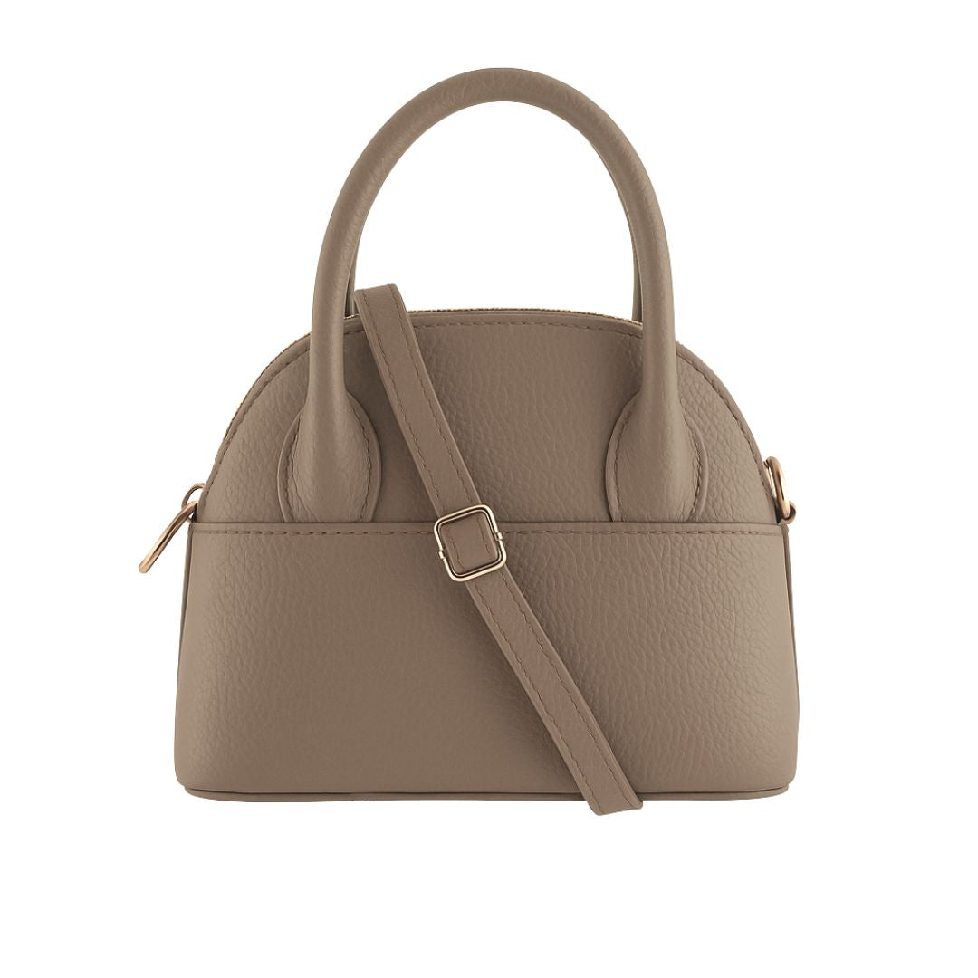 Borsa a Mano in Pelle Martellata