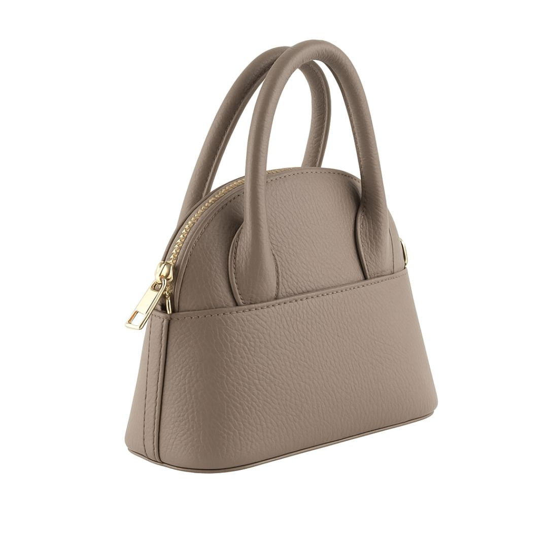 Borsa a Mano in Pelle Martellata