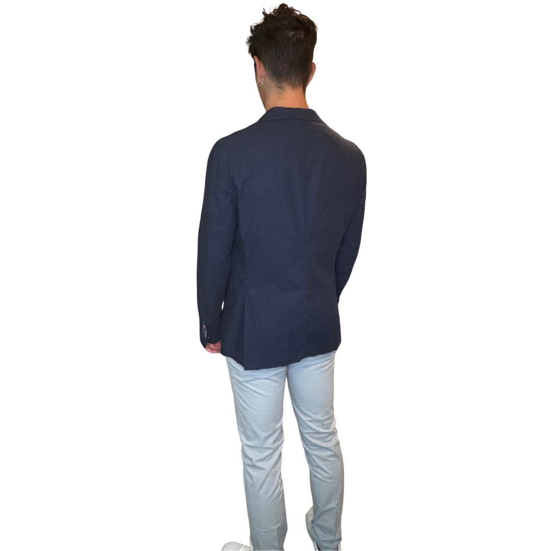 Giacca uomo misto lino sartoriale Made in Italy Breco's