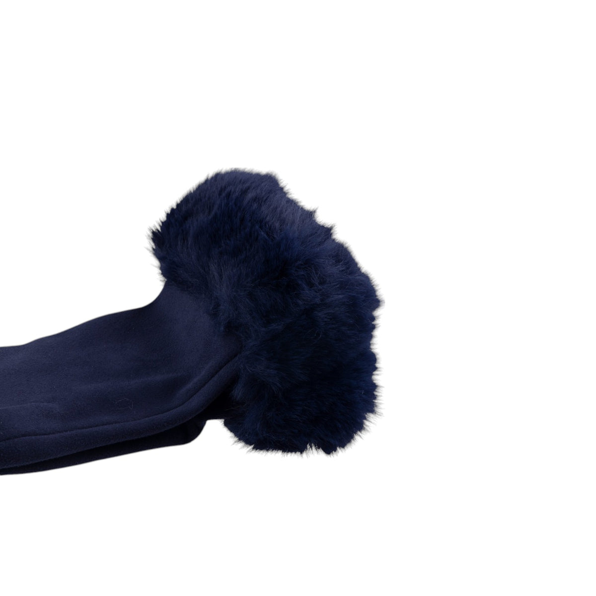 Guanti pelliccia touch liscio