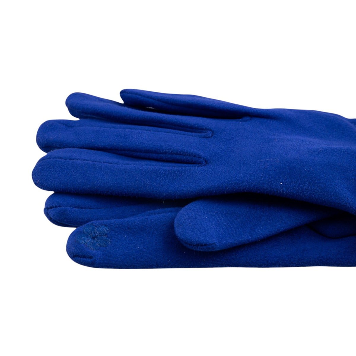 Guanti pelliccia touch liscio