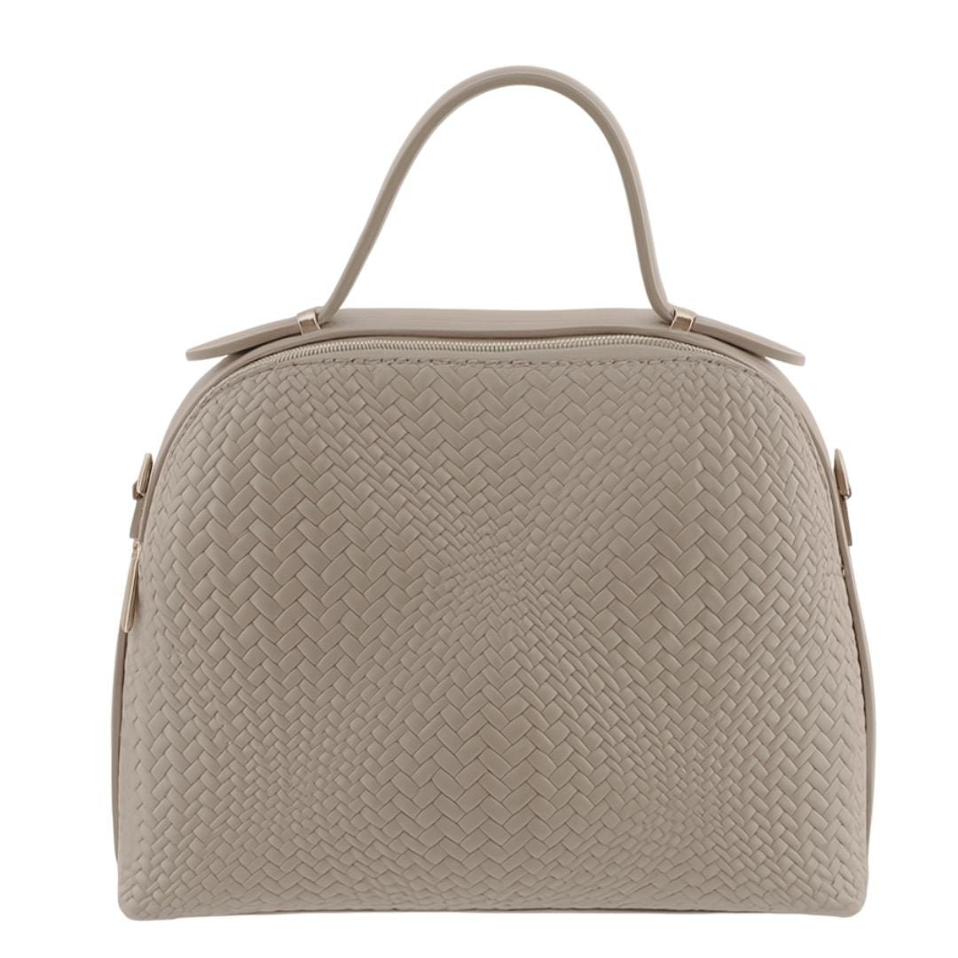 Borsa intrecciata a mano con tracolla