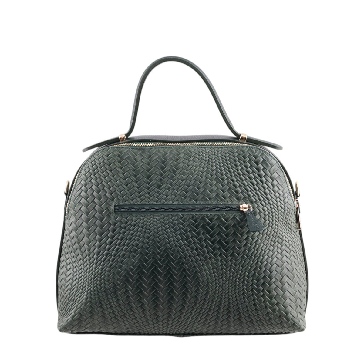 Borsa intrecciata a mano con tracolla