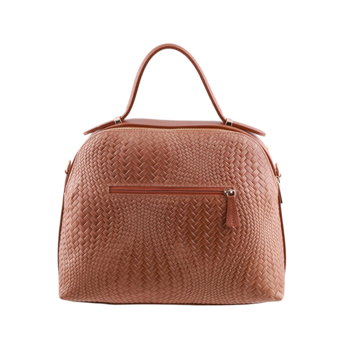 Borsa intrecciata a mano con tracolla