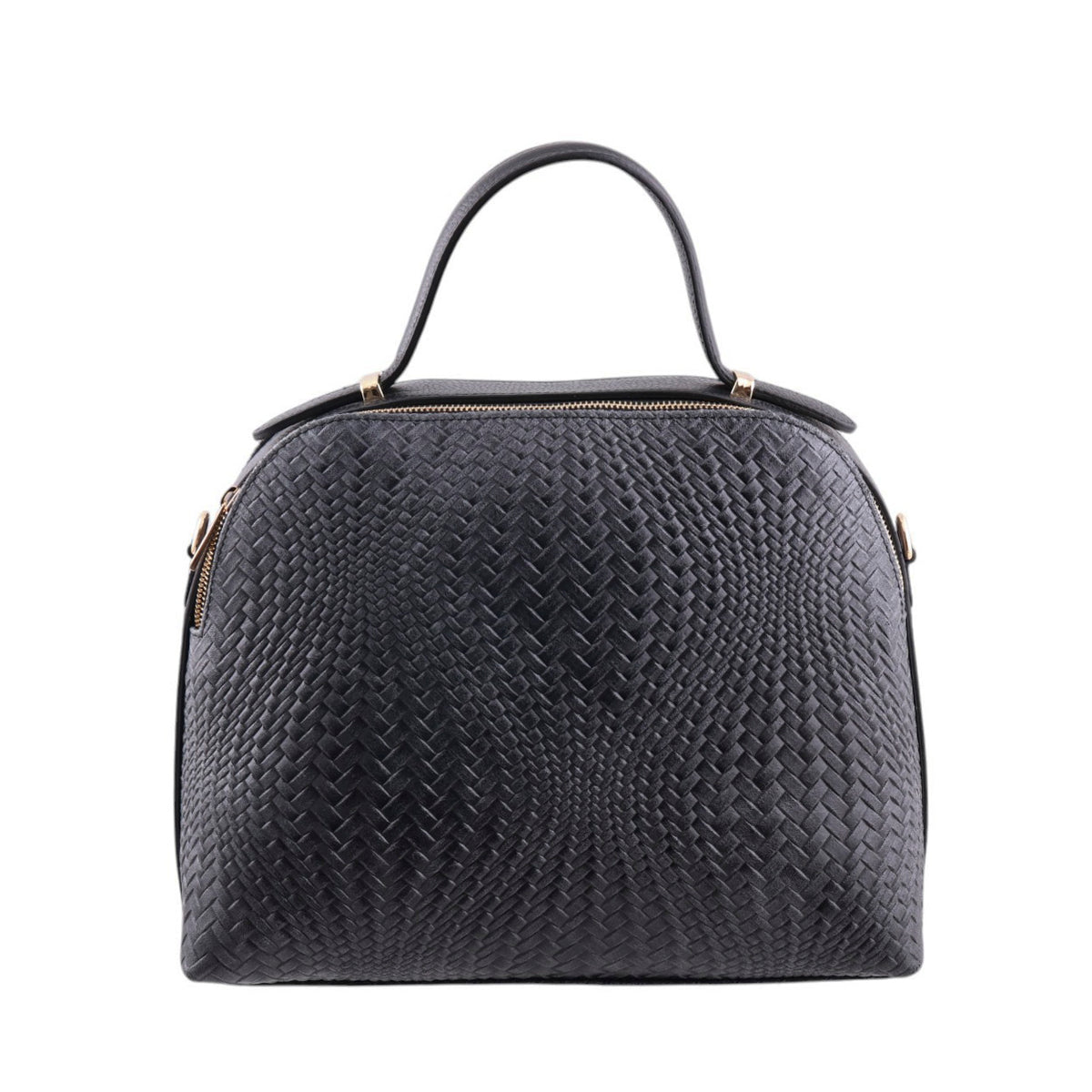 Borsa intrecciata a mano con tracolla