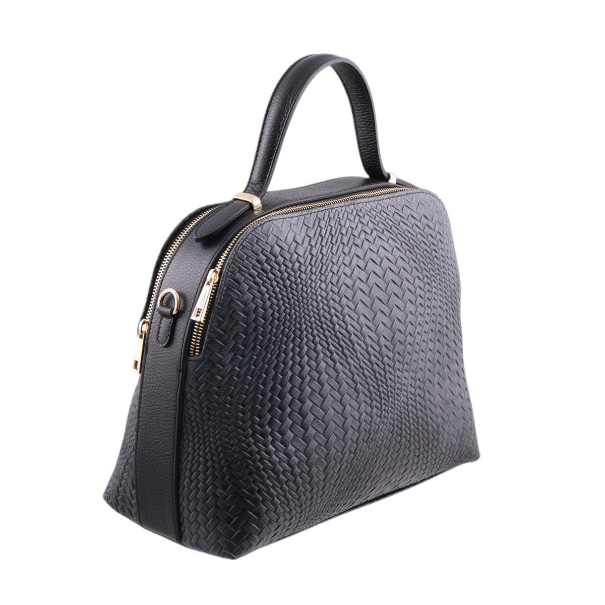 Borsa intrecciata a mano con tracolla