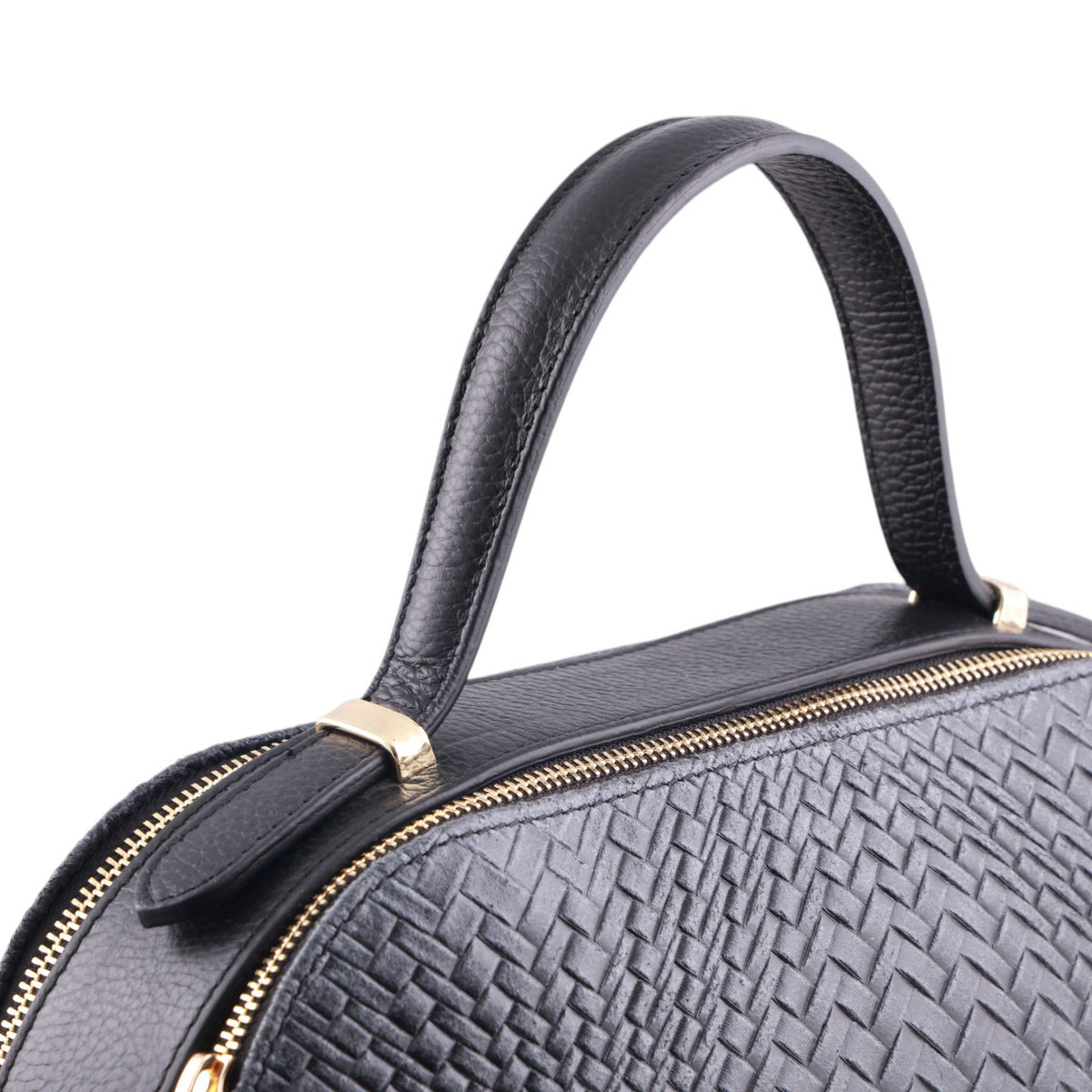 Borsa intrecciata a mano con tracolla