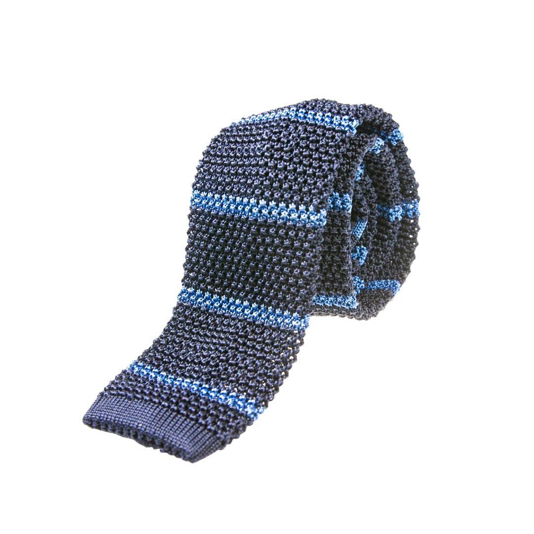 Cravatta Tricot righe larghe Made in Italy - Centopercento Camicie