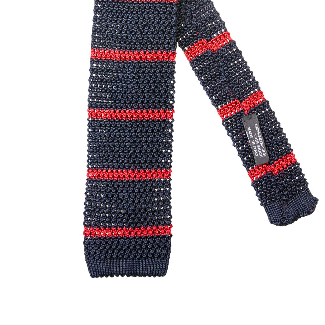 Cravatta Tricot righe larghe Made in Italy - Centopercento Camicie