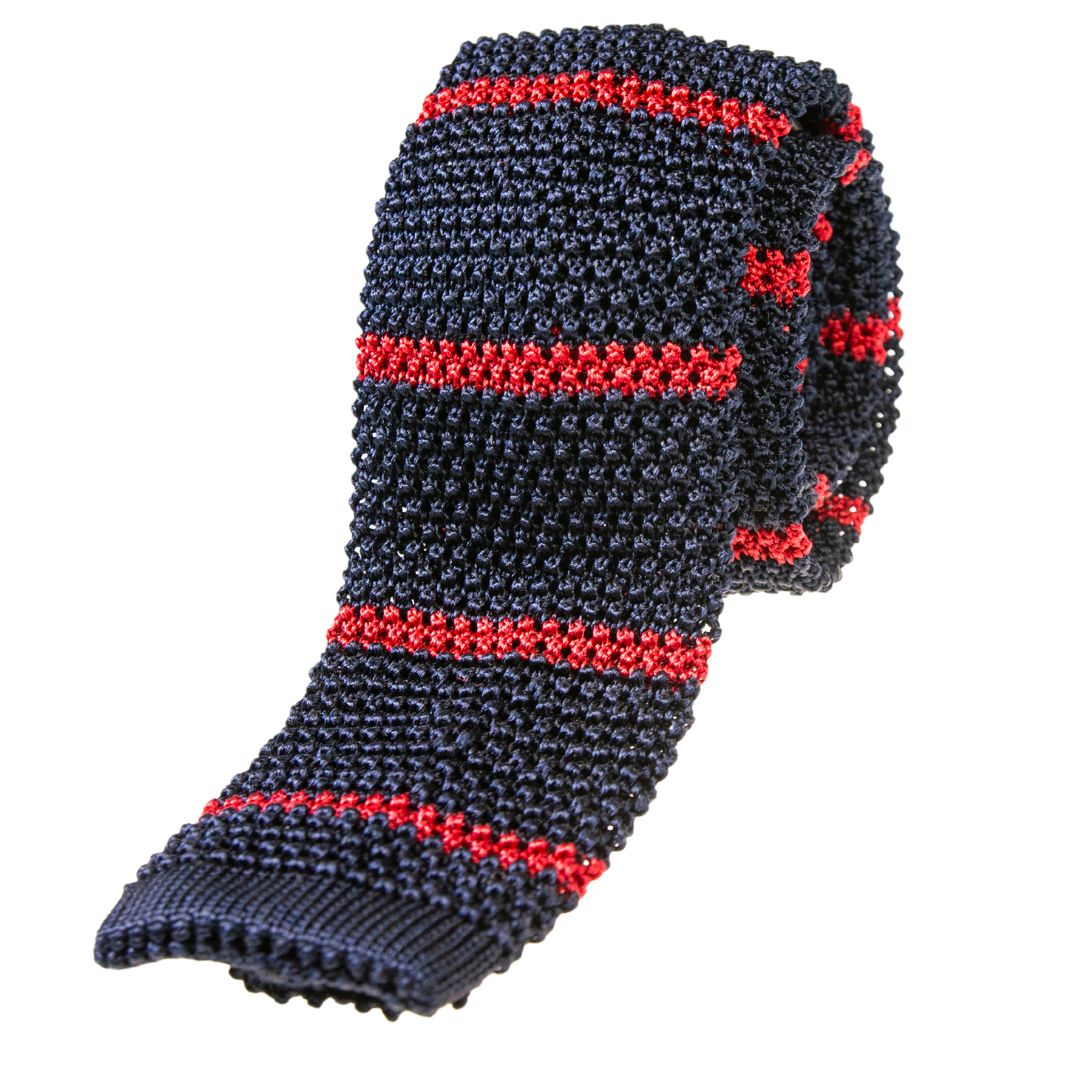 Cravatta Tricot righe larghe Made in Italy - Centopercento Camicie