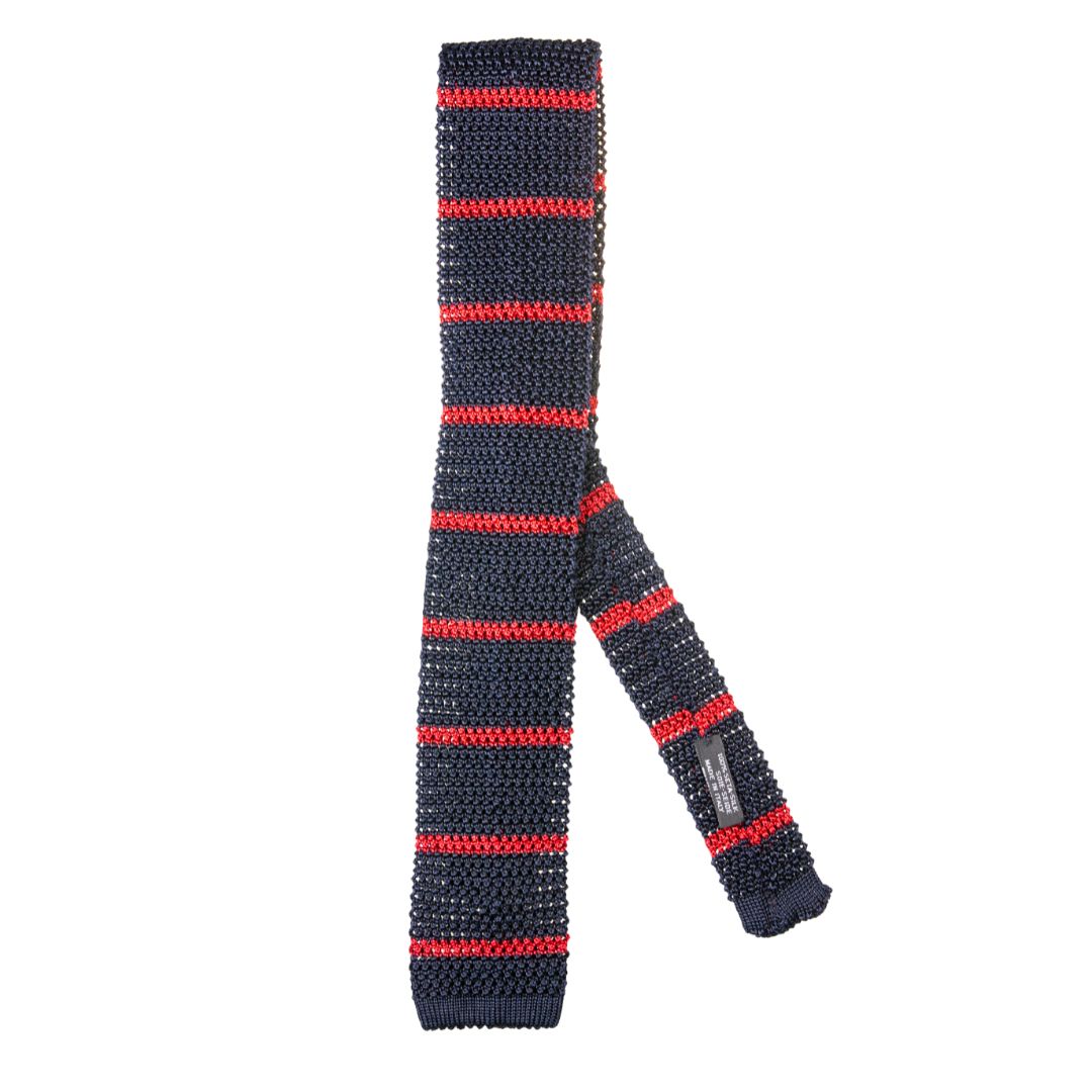 Cravatta Tricot righe larghe Made in Italy - Centopercento Camicie