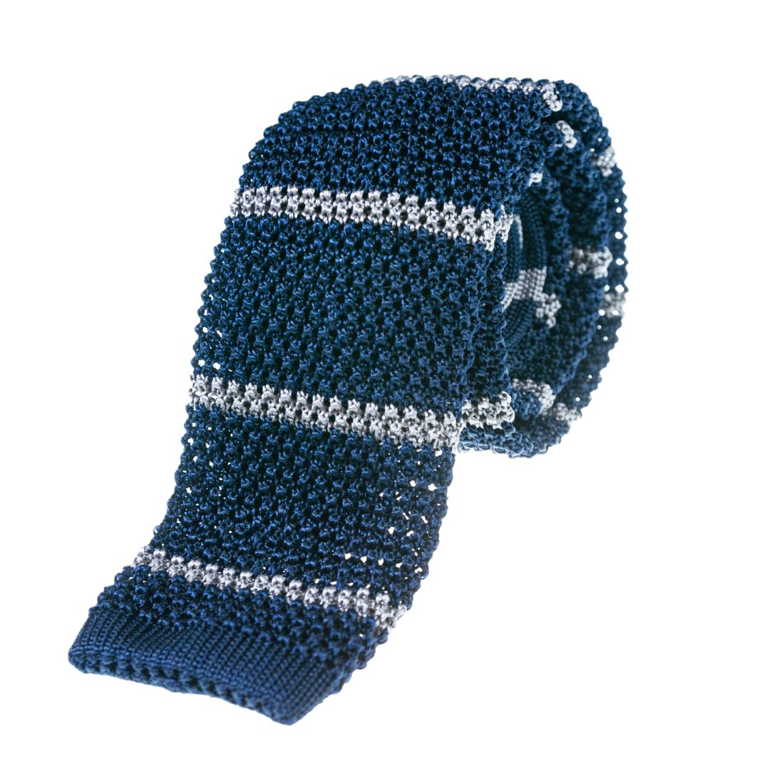 Cravatta Tricot righe larghe Made in Italy - Centopercento Camicie