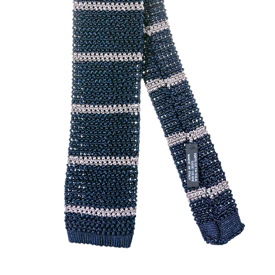 Cravatta Tricot righe larghe Made in Italy - Centopercento Camicie