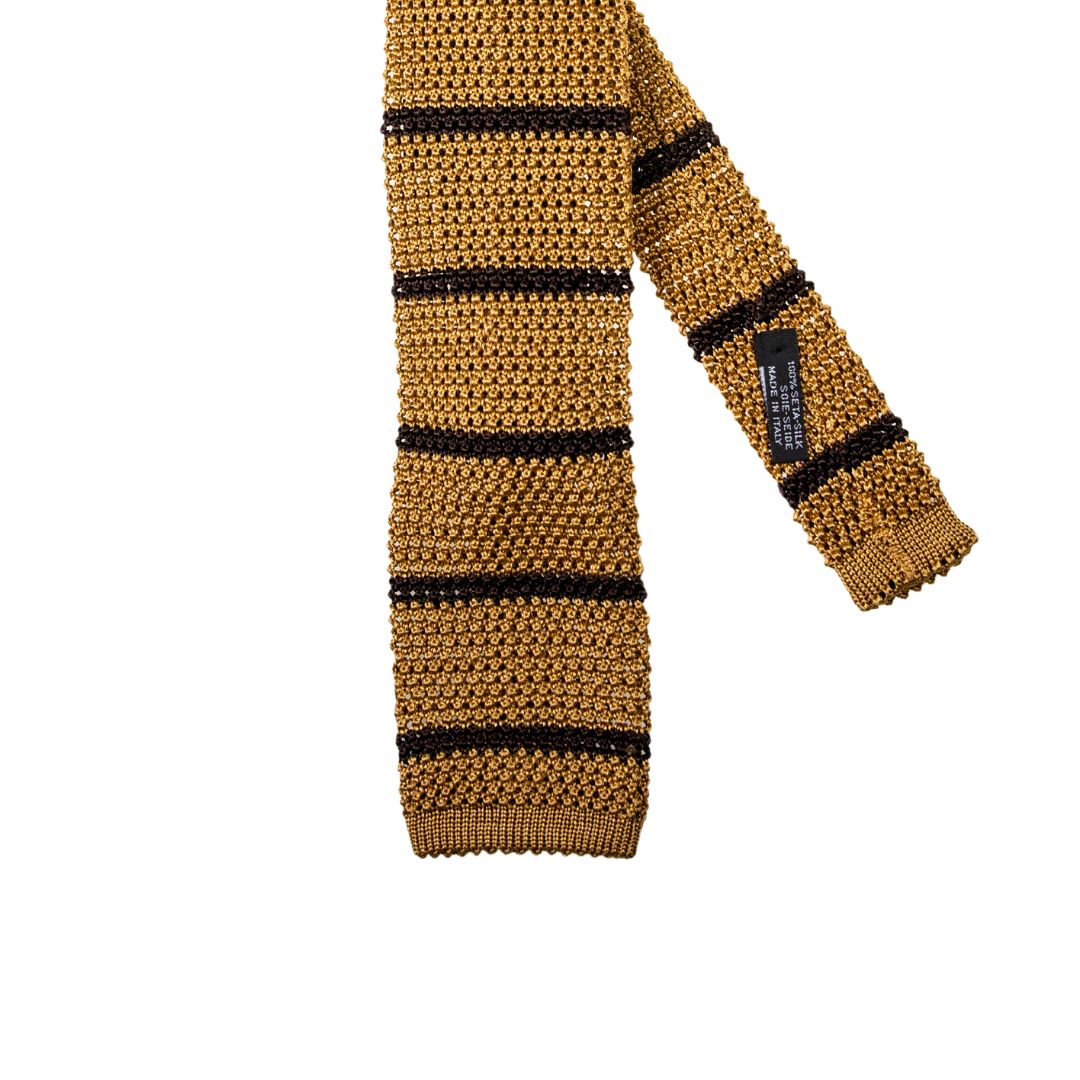 Cravatta Tricot righe larghe Made in Italy - Centopercento Camicie