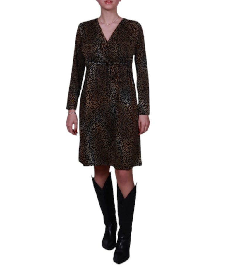 Abito maculato manica lunga