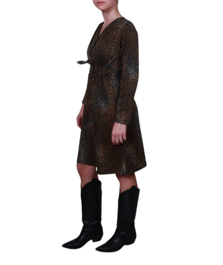 Abito maculato manica lunga