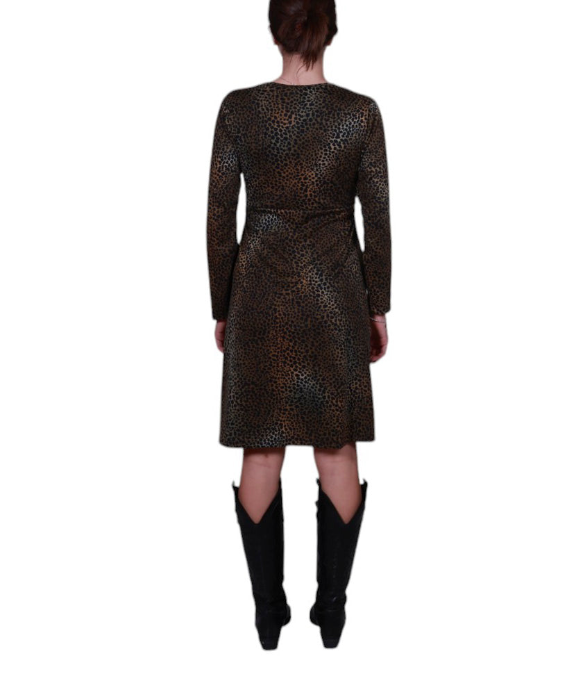 Abito maculato manica lunga