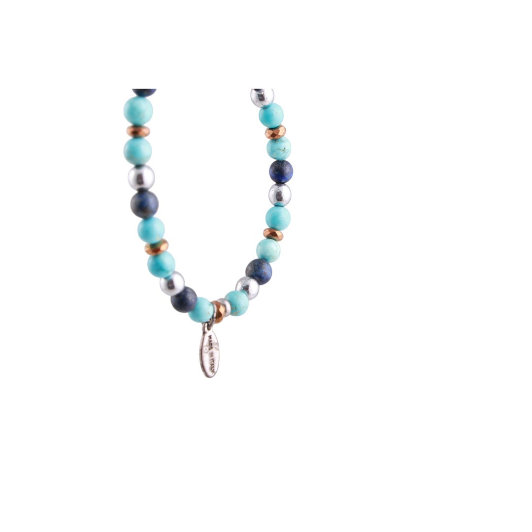 Bracciale Turchese Lapislazzuli Ematite
