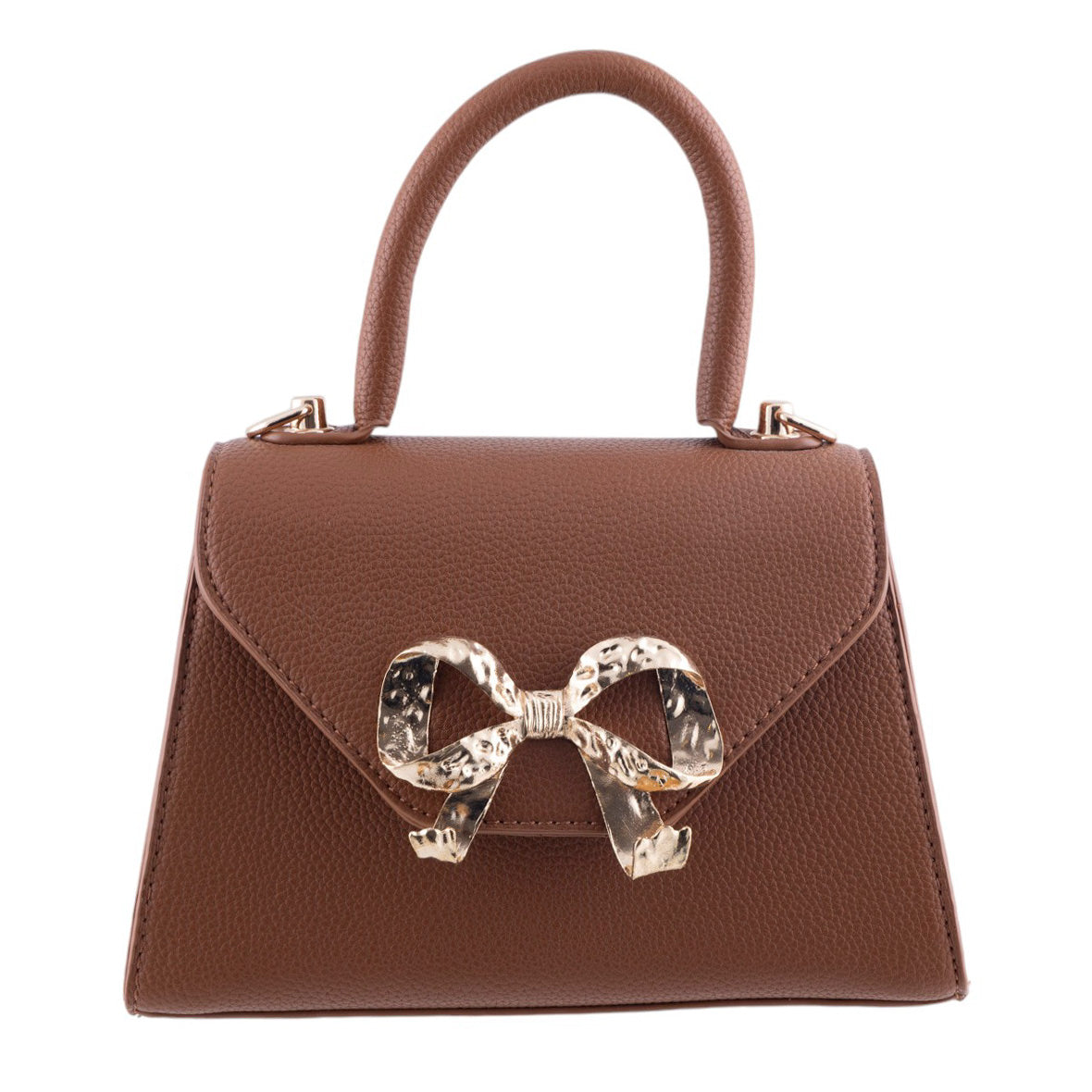 Borsa donna trapezio con fiocco